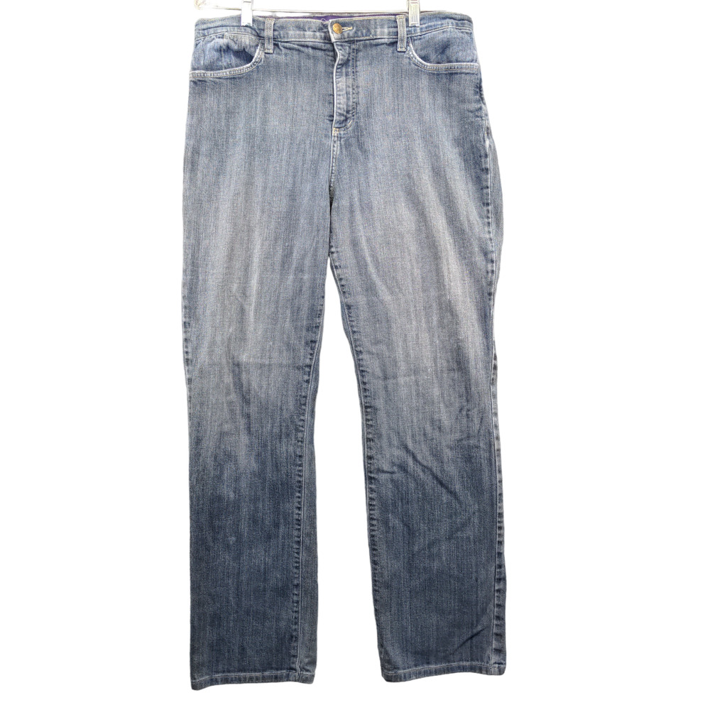 Not Your Daughter's Women's Jeans Straight Leg Blue Plus 16 Lift Tuck Technology